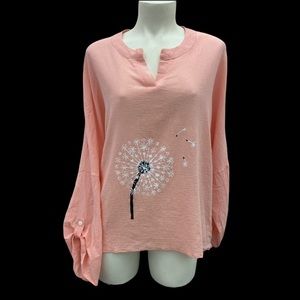 Lightweight top. Long sleeve-3/4 sleeve.